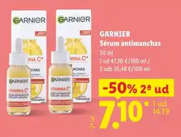 Lidl Garnier sérum antimanchas oferta