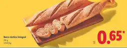 Lidl Barra rústica integral oferta