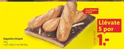 Lidl Baguetina integral oferta