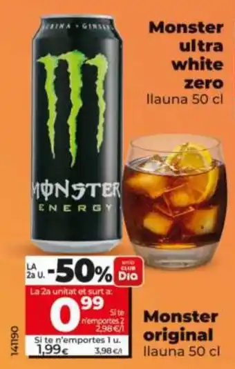 Monster ultra white zero