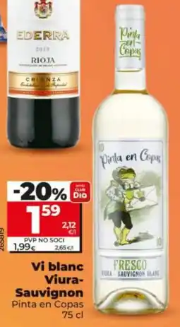 Dia Pinta en Copas Vi blanc Viura-Sauvignon oferta