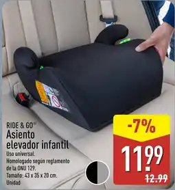 ALDI Ride & Go Asiento elevador infantil oferta