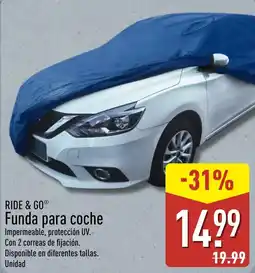 ALDI Ride & Go funda para coche oferta