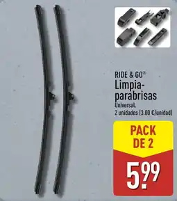 ALDI Ride & Go limpiaparabrisas oferta