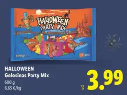 Lidl Halloween Golosinas Party Mix oferta
