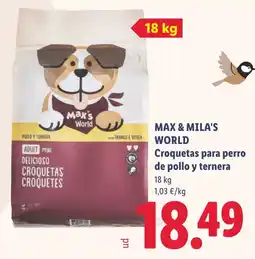 Lidl Max's World croquetas para perro oferta