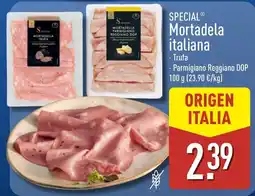 ALDI Special mortadela italiana oferta