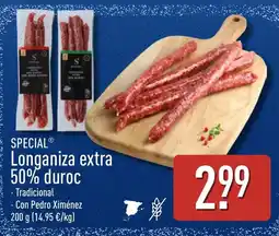 ALDI Special longaniza extra oferta