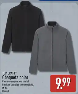 ALDI Top Craft chaqueta polar oferta