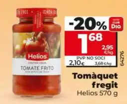 Dia Helios tomàquet fregit oferta