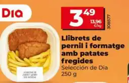 Dia Selección de Dia Llibrets de pernil i formatge amb patates fregides oferta