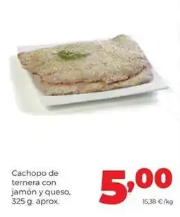 Alimerka Cachopo de ternera con jamón y queso oferta