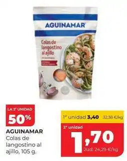 Alimerka Aguinamar - colas de langostino al ajillo oferta