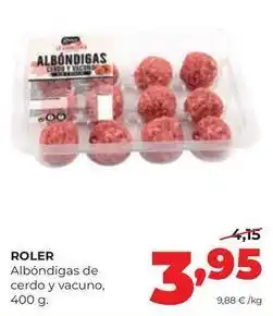 Alimerka Roler - albondigas de cerdo y vacuno oferta