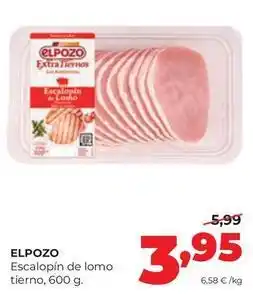 Alimerka Elpozo - escalopín de lomo tierno oferta