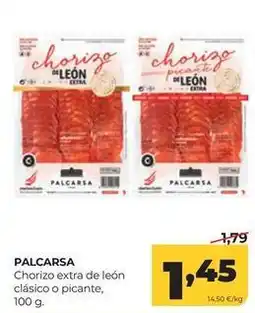 Alimerka Palcarsa - chorizo extra de león clásico o picante oferta