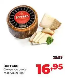 Alimerka Boffard - queso de oveja reserva oferta