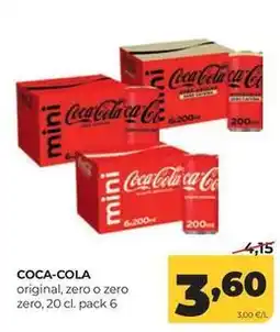 Alimerka Coca-cola - original, zero o zero zero oferta