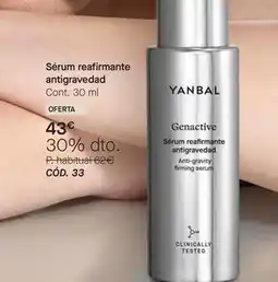 Yanbal Sérum reafirmante antigravedad oferta