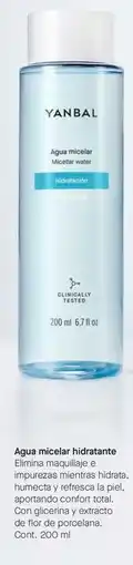 Yanbal Agua micelar hidratante oferta