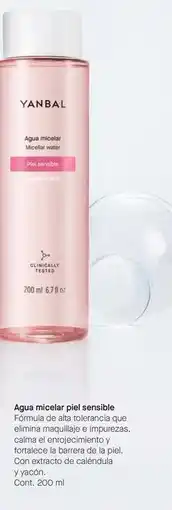 Yanbal Agua micelar piel sensible oferta
