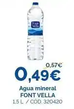 Dialsur Cash & Carry Font vella - agua mineral oferta