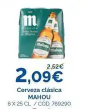 Dialsur Cash & Carry Mahou - cerveza clasica oferta