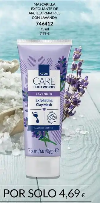 Avon - mascarilla ecológicas de acción pepsi con lavanda