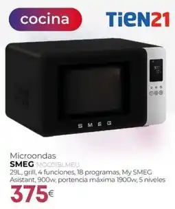 Tien 21 SMEG microondas oferta