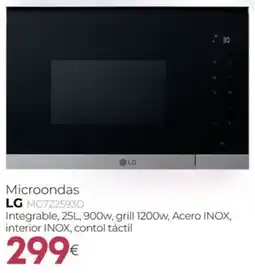 Tien 21 Microondas LG MC7Z2593D oferta