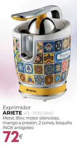Tien 21 Ariete exprimidor 413 - positano oferta
