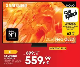 Samsung tv 55qn72h