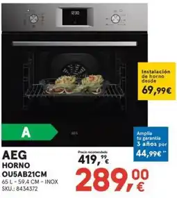Worten AEG horno ou5ab21cm oferta