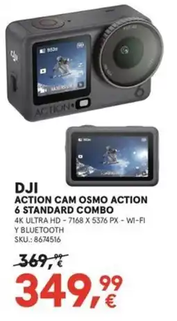 Worten Dji action cam osmo action 6 standard combo oferta