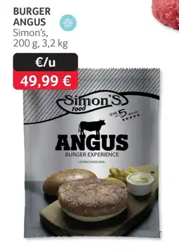 GM Cash & Carry Simon's burger angus oferta