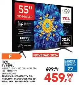 Worten Tcl tv 55p8l oferta