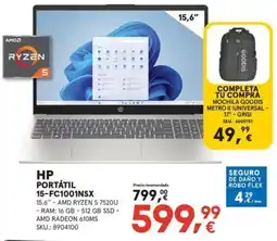 Worten Hp portátil 15-fc100nsx oferta