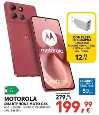 Motorola smartphone moto g86
