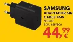 Worten Samsung adaptador sin cable 45w oferta