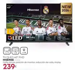 Tien 21 Hisense tv qled 40" fhd 40ass oferta