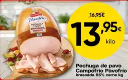 FROIZ Campofrío Pavofrío pechuga de pavo oferta