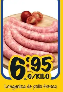 Cash Fresh Longaniza de pollo fresca oferta