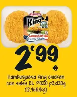 Cash Fresh El Pozo hamburguesa king chicken oferta