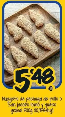 Cash Fresh Nuggets de pechuga de pollo o San jacob o lomo y queso oferta