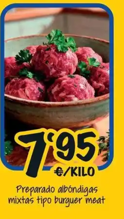 Cash Fresh Preparado albóndigas mixtas tipo burguer meat oferta
