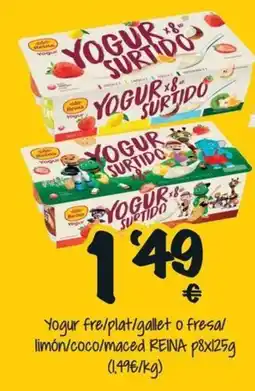 Cash Fresh Reina yogur surtido oferta