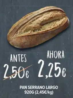 Cash Fresh Pan serrano largo oferta