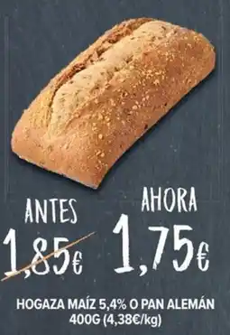 Cash Fresh hogaza maíz 5,4% o pan alemán oferta