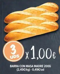 Cash Fresh barra con masa madre oferta