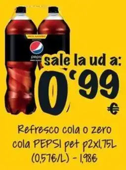 Cash Fresh pepsi refresco cola o zero cola oferta